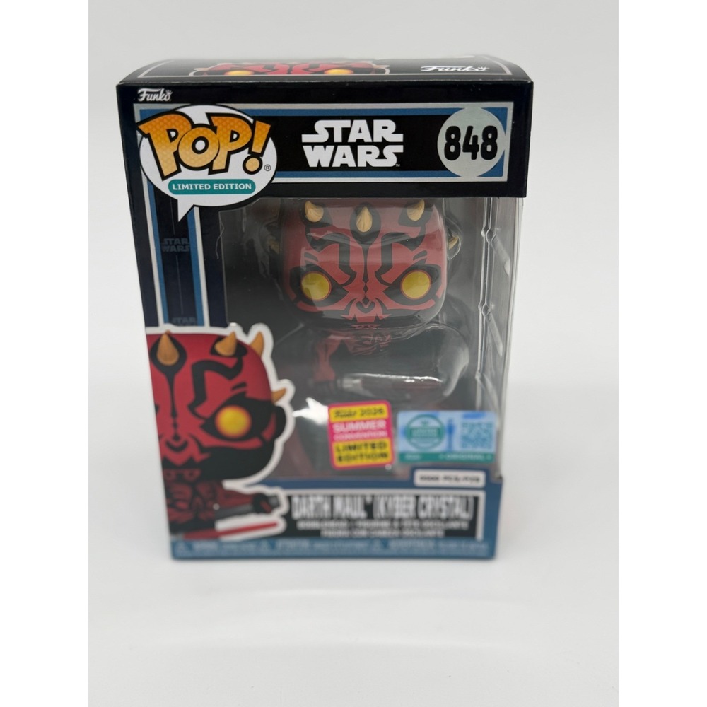 Funko Pop Star Wars Darth Maul Kyber Crystal 848 SDCC 2026 Summer Convention